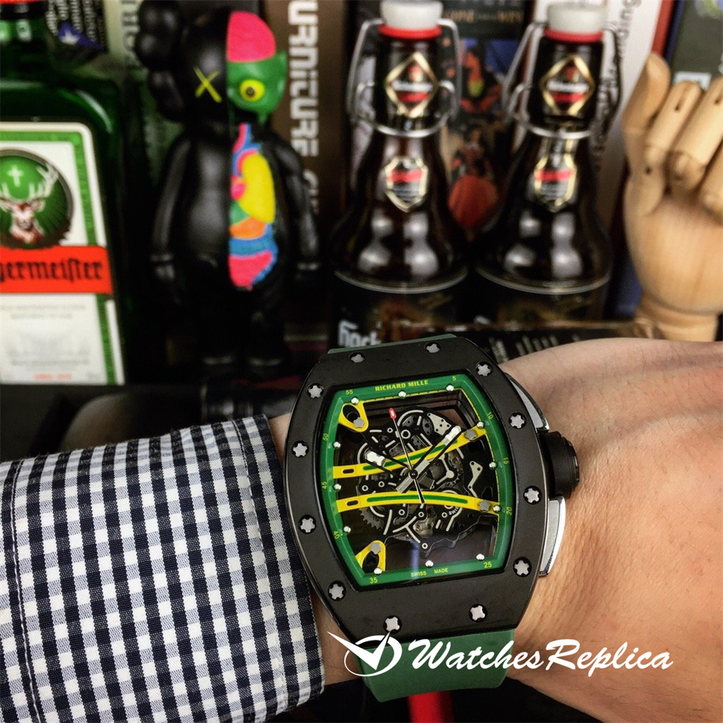 Hot Top "Ghost" Great Achievement! ???? Richard Mille Flagship Poison???? Rm052 Series Watch-0
