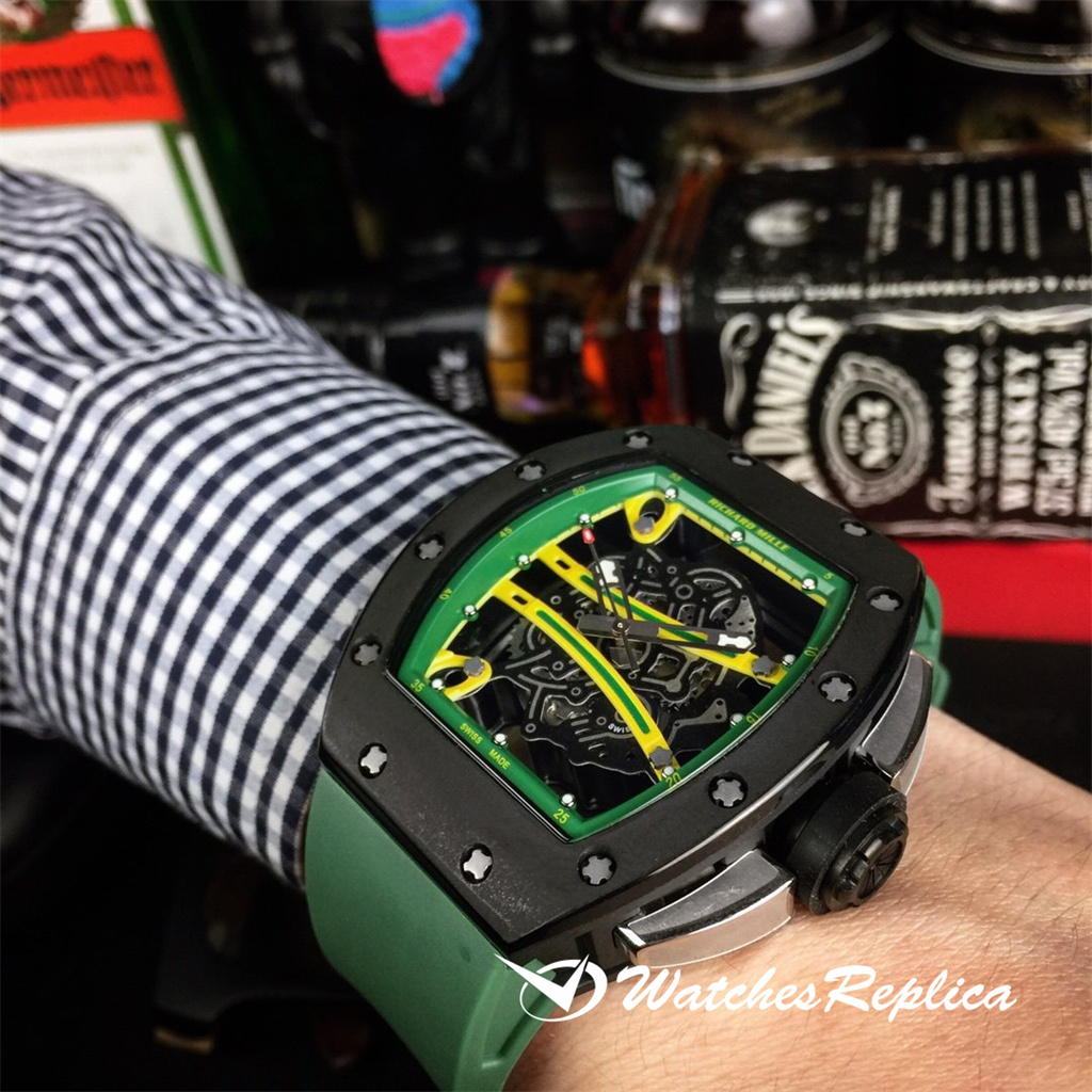 Hot Top "Ghost" Great Achievement! ???? Richard Mille Flagship Poison???? Rm052 Series Watch-1