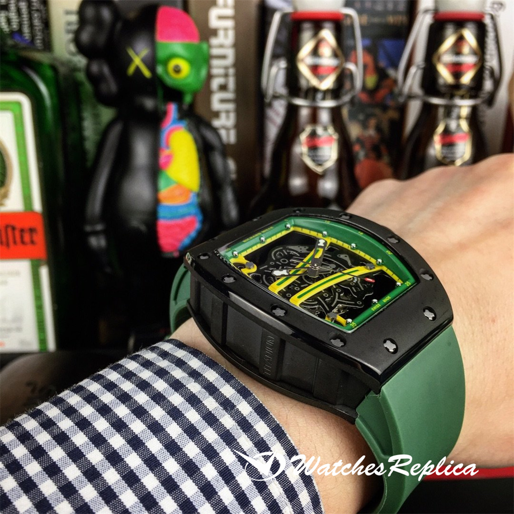 Hot Top "Ghost" Great Achievement! ???? Richard Mille Flagship Poison???? Rm052 Series Watch-2