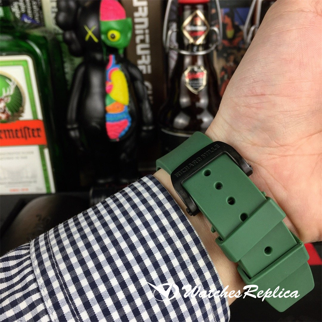 Hot Top "Ghost" Great Achievement! ???? Richard Mille Flagship Poison???? Rm052 Series Watch-3