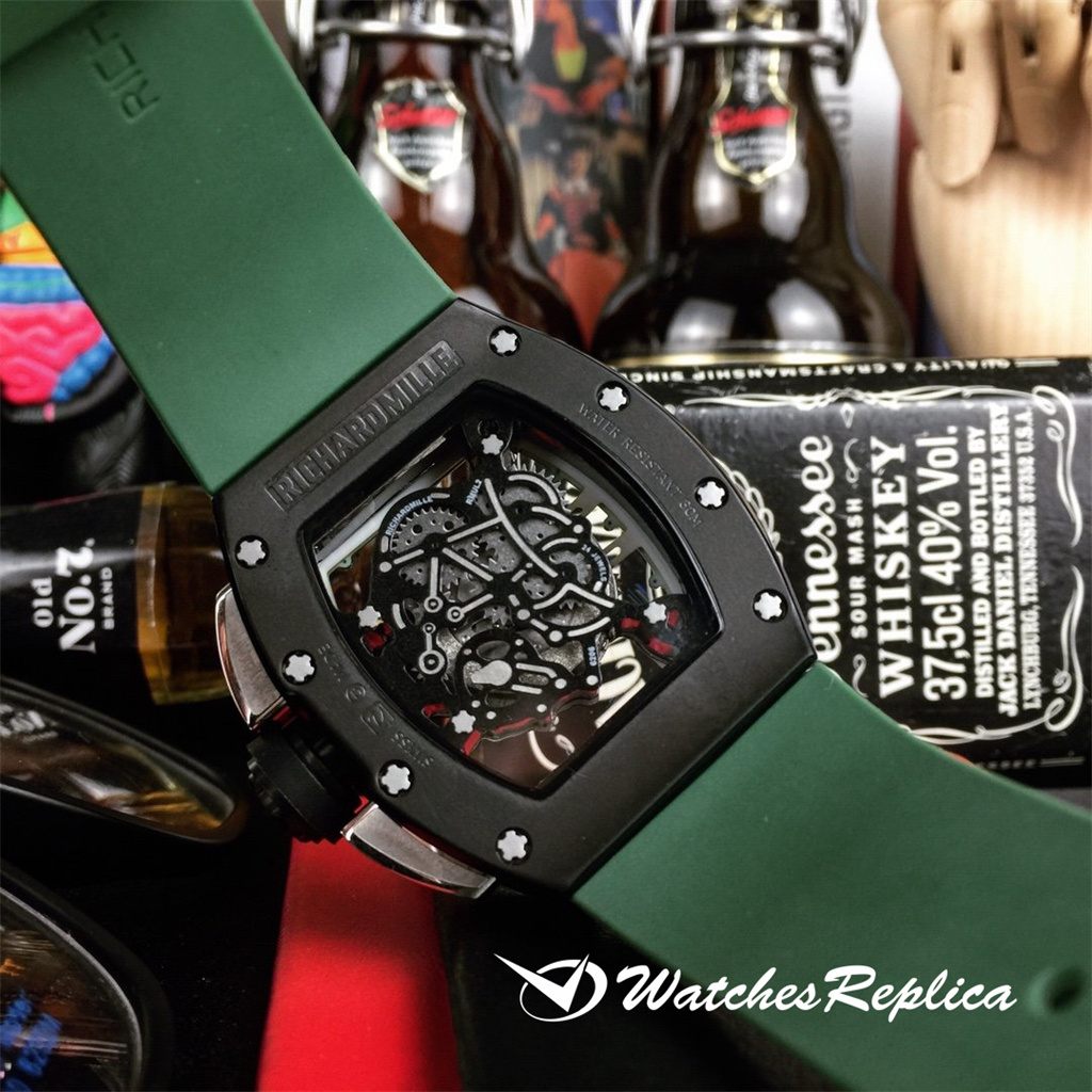 Hot Top "Ghost" Great Achievement! ???? Richard Mille Flagship Poison???? Rm052 Series Watch-4