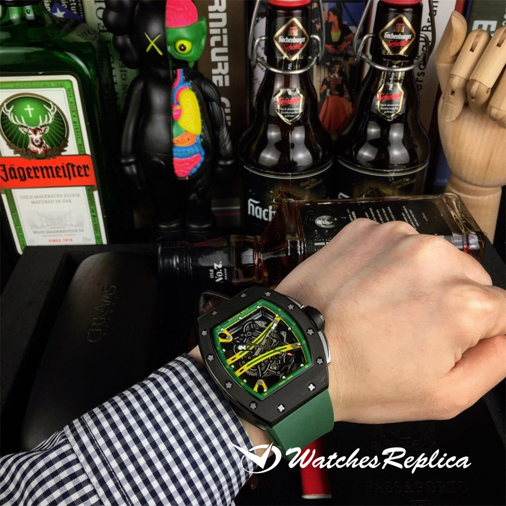 Hot Top "Ghost" Great Achievement! ???? Richard Mille Flagship Poison???? Rm052 Series Watch-5