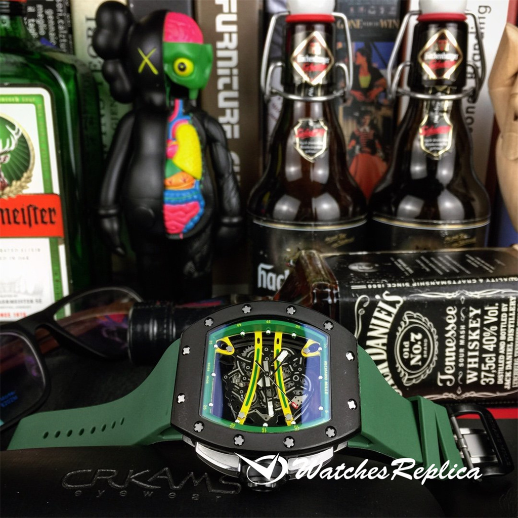 Hot Top "Ghost" Great Achievement! ???? Richard Mille Flagship Poison???? Rm052 Series Watch-6