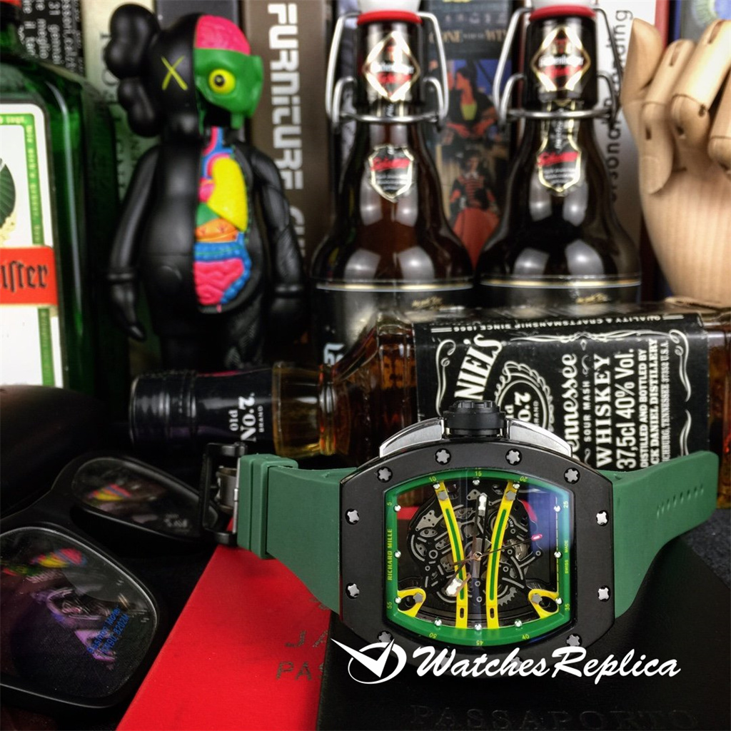 Hot Top "Ghost" Great Achievement! ???? Richard Mille Flagship Poison???? Rm052 Series Watch-7